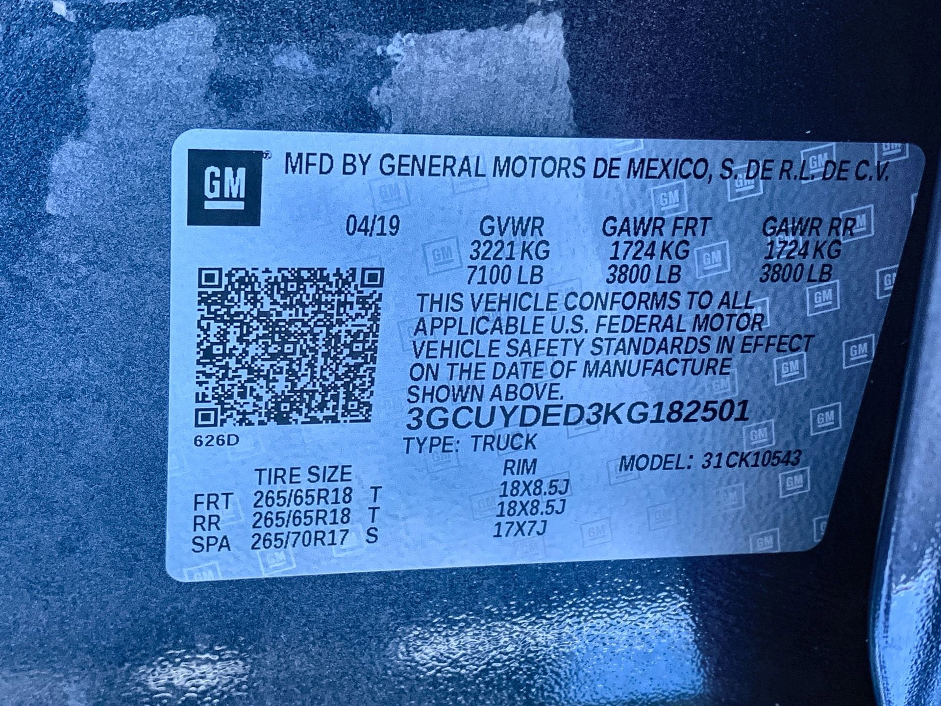 2019 Chevrolet Silverado 1500 LT