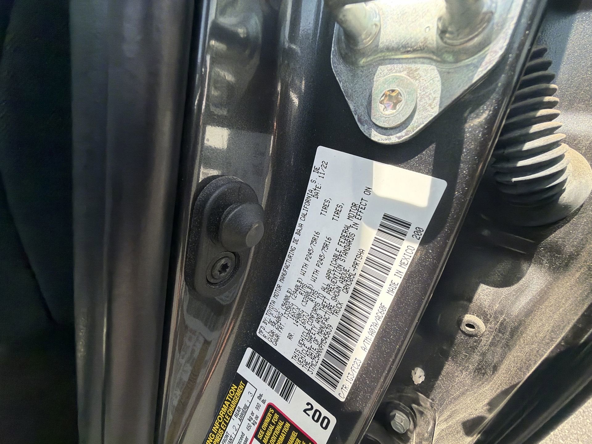 2023 Toyota Tacoma 4WD SR5