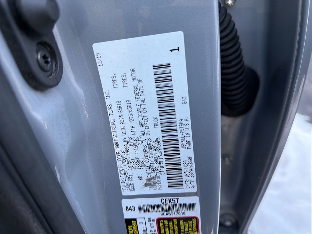 2020 Toyota Tundra 4WD SR5