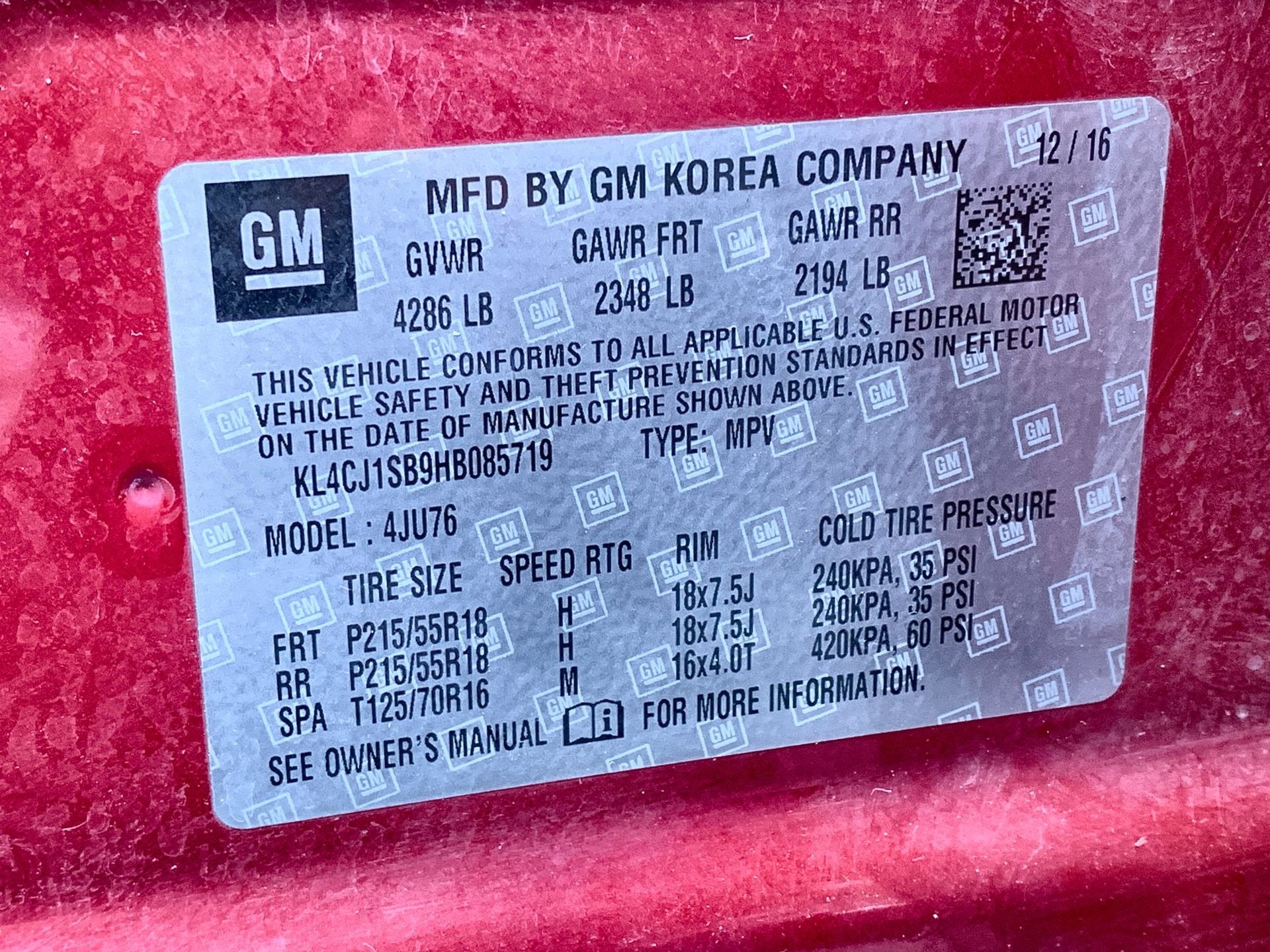 2017 Buick Encore Sport Touring