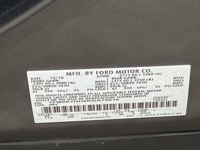 2019 Ford Explorer XLT
