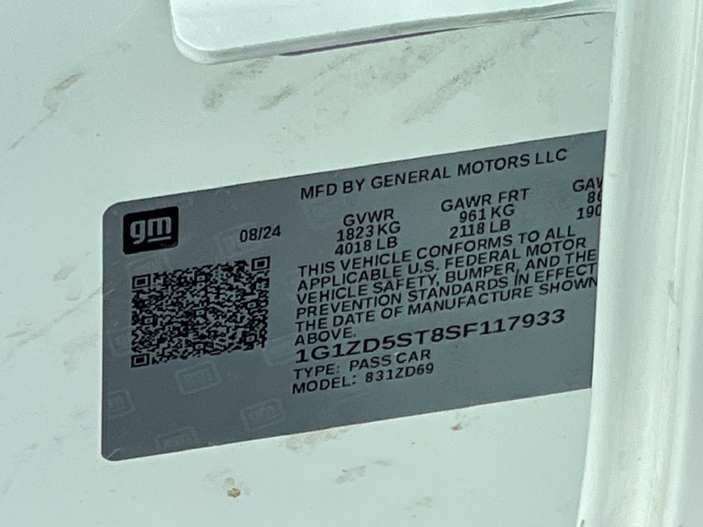 2025 Chevrolet Malibu LT 1LT