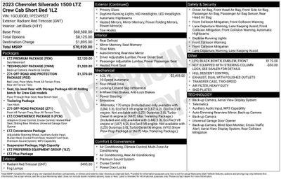 2023 Chevrolet Silverado 1500 LTZ