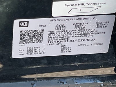 2023 GMC Acadia SLE
