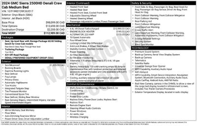 2024 GMC Sierra 2500HD Denali