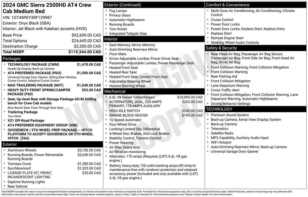 2024 GMC Sierra 2500HD AT4