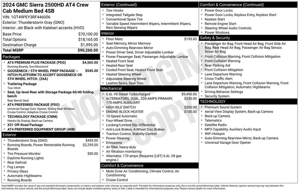2024 GMC Sierra 2500HD AT4