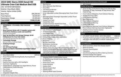 2024 GMC Sierra 3500HD Denali Ultimate