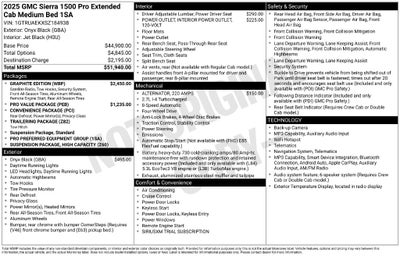 2025 GMC Sierra 1500 Pro