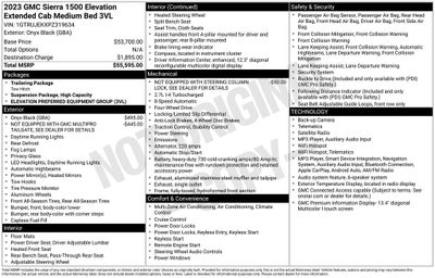 2023 GMC Sierra 1500 Elevation
