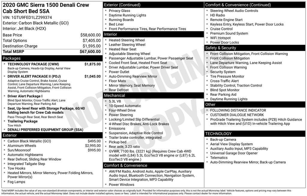 2020 GMC Sierra 1500 Denali