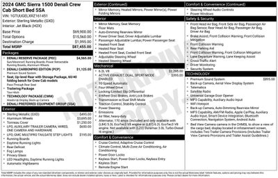 2024 GMC Sierra 1500 Denali