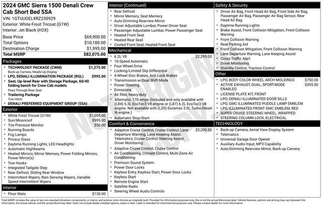 2024 GMC Sierra 1500 Denali