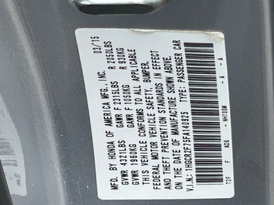 2015 Honda Accord Sedan EX