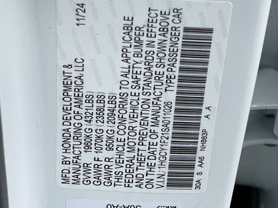 2025 Honda Accord Sedan LX