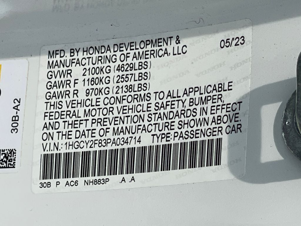 2023 Honda Accord Hybrid Touring