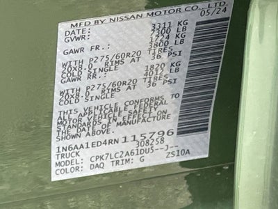 2024 Nissan Titan SV