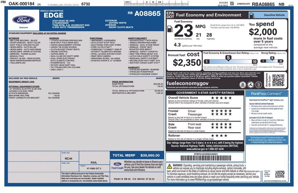 2024 Ford Edge SE