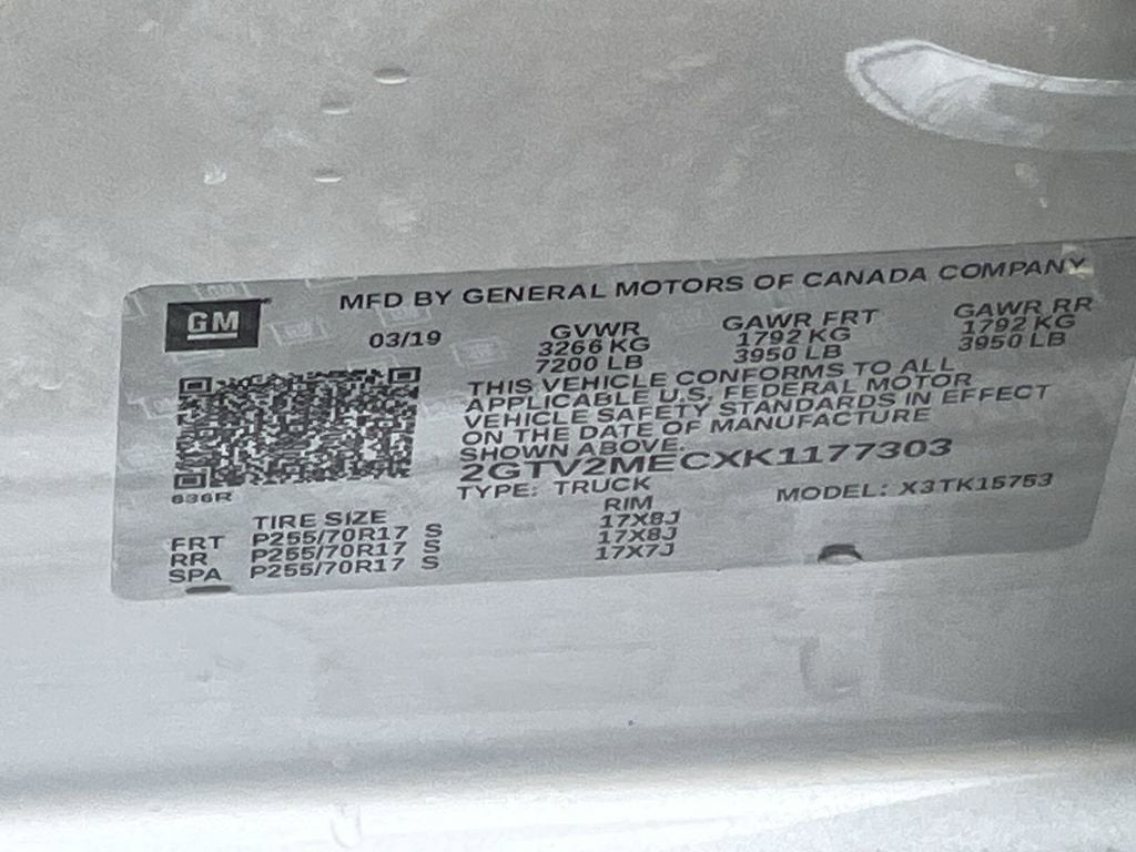 2019 GMC Sierra 1500 Limited SLE