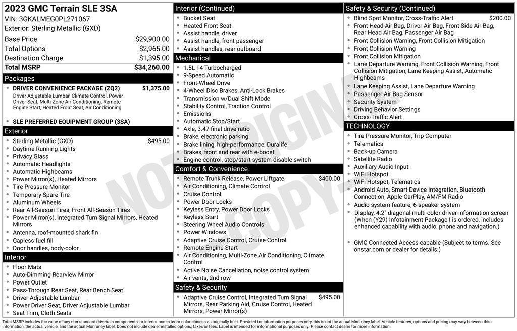 2023 GMC Terrain SLE