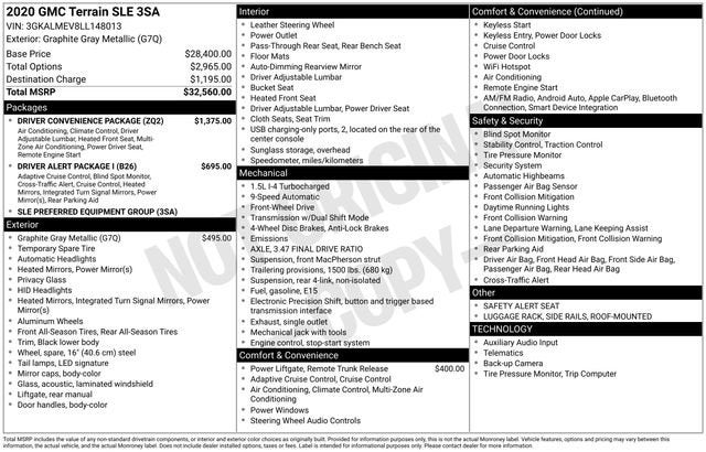 2020 GMC Terrain SLE