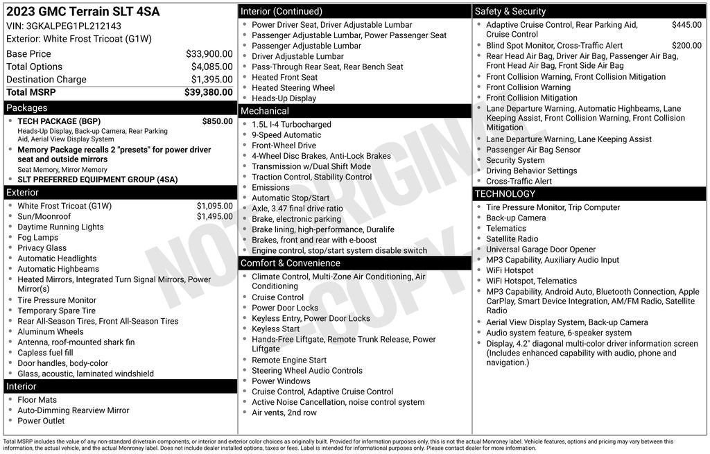 2023 GMC Terrain SLT