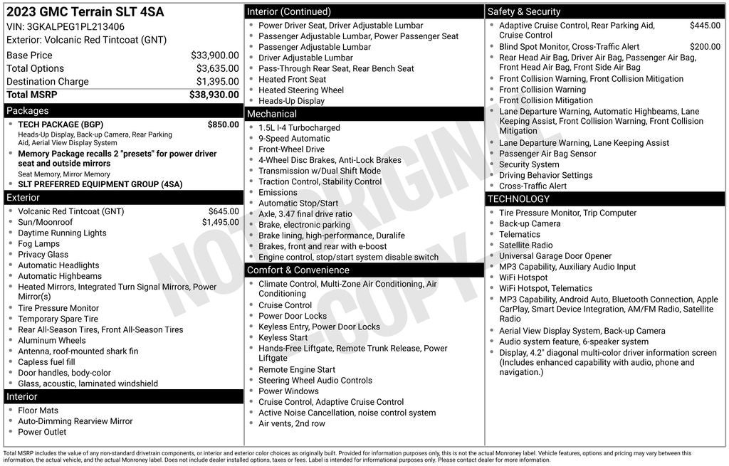2023 GMC Terrain SLT
