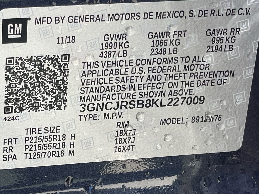 2019 Chevrolet Trax Premier