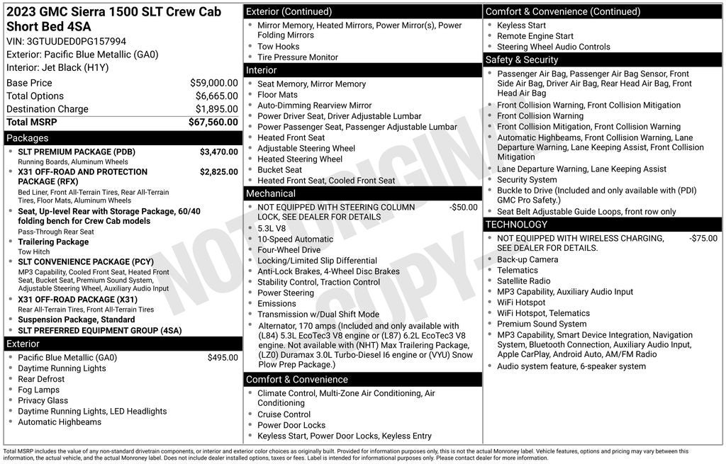 2023 GMC Sierra 1500 SLT