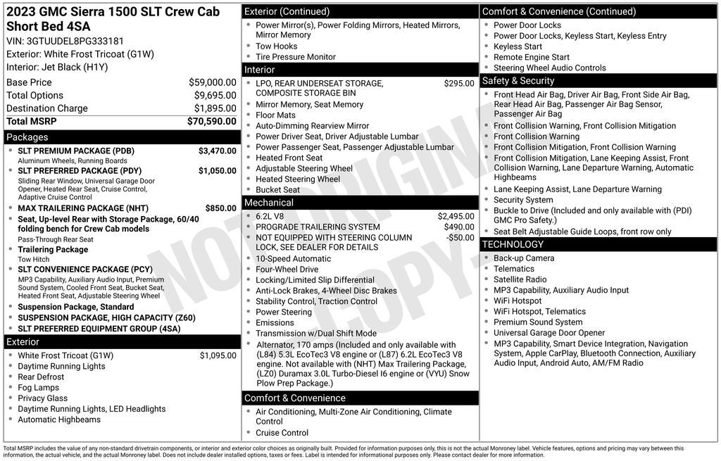 2023 GMC Sierra 1500 SLT