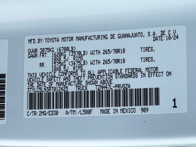 2024 Toyota Tacoma Hybrid TRD Pro