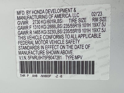 2023 Honda Odyssey Sport