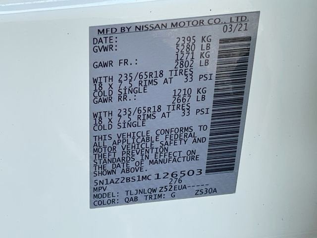 2021 Nissan Murano SV