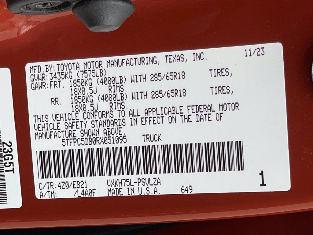 2024 Toyota Tundra Hybrid TRD Pro