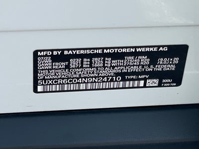 2022 BMW X5 xDrive40i