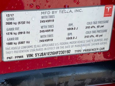 2017 Tesla Model S 75D