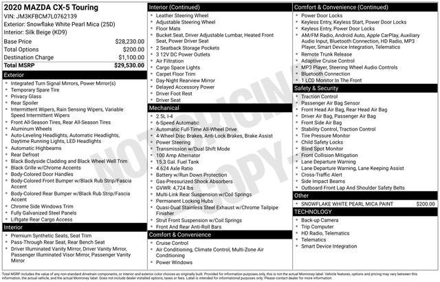 2020 Mazda Mazda CX-5 Touring