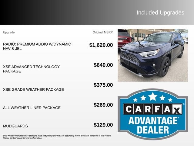 2020 Toyota RAV4 Hybrid XSE