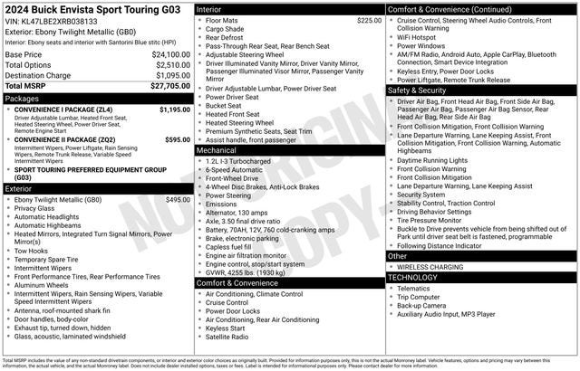 2024 Buick Envista Sport Touring