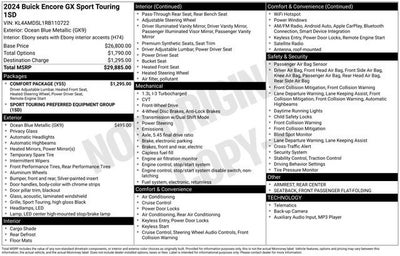 2024 Buick Encore GX Sport Touring