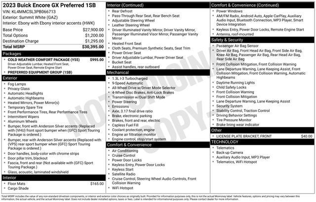 2023 Buick Encore GX Preferred