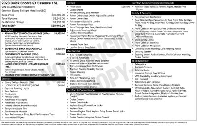 2023 Buick Encore GX Essence