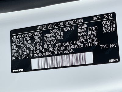 2021 Volvo XC90 T6 Momentum
