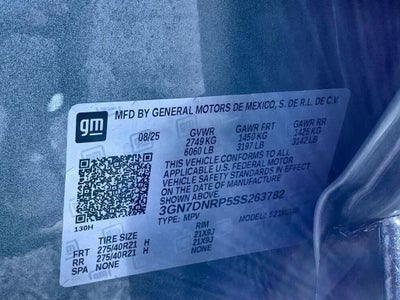 2025 Chevrolet Equinox EV 4DR SUV