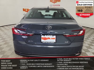 2025 Toyota Camry LE