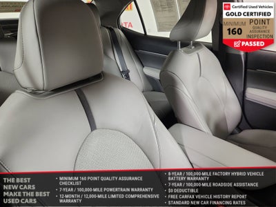 2021 Toyota Camry Hybrid XLE