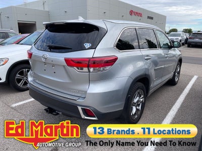 2019 Toyota Highlander Limited Platinum