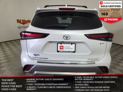 2025 Toyota Highlander Hybrid Platinum
