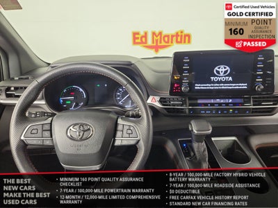 2022 Toyota Sienna XSE
