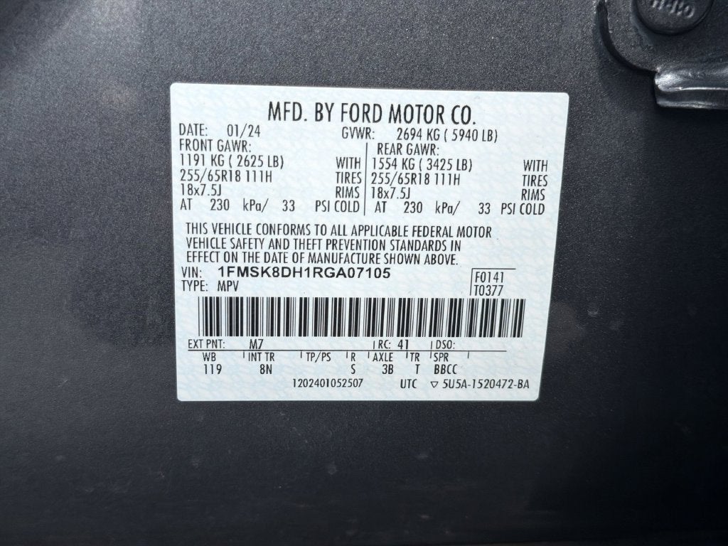 2024 Ford Explorer XLT